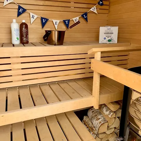 Unique Houseboat On The With Wood-fired Sauna Heinola